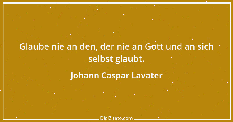 Zitat von Johann Caspar Lavater 42