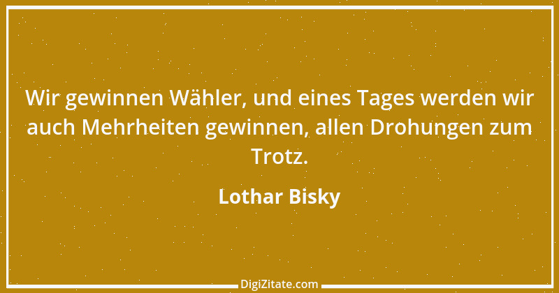 Zitat von Lothar Bisky 11