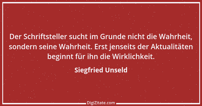 Zitat von Siegfried Unseld 2