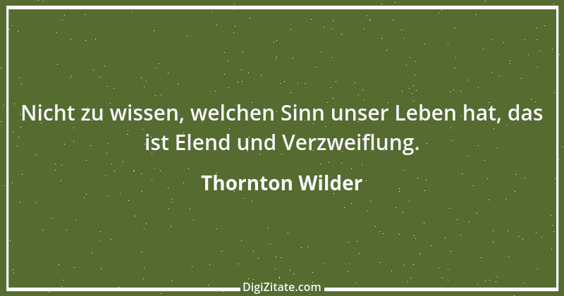 Zitat von Thornton Wilder 35