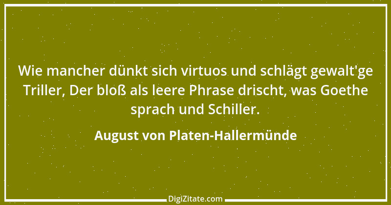 Zitat von August von Platen-Hallermünde 22