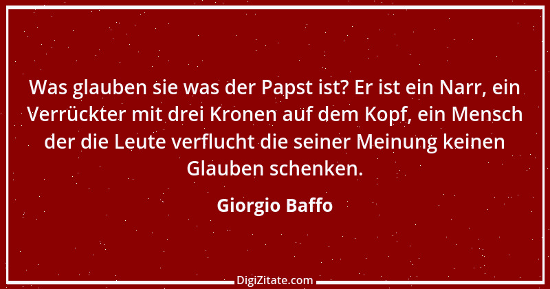 Zitat von Giorgio Baffo 1