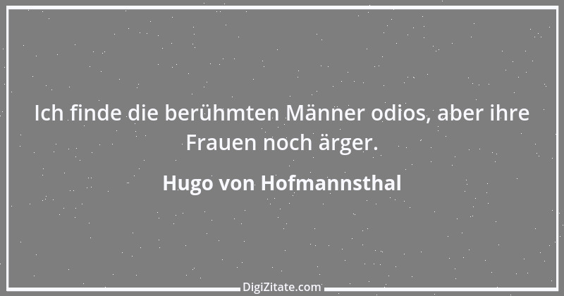 Zitat von Hugo von Hofmannsthal 212