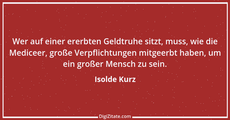 Zitat von Isolde Kurz 20