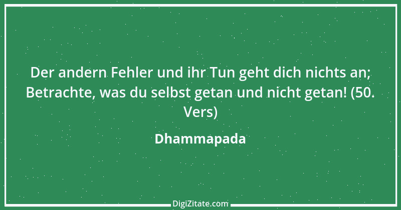 Zitat von Dhammapada 68