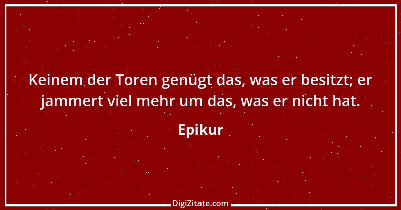 Zitat von Epikur 22