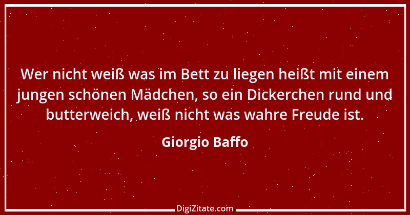 Zitat von Giorgio Baffo 3