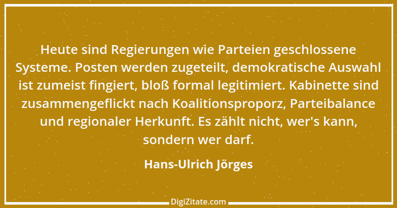 Zitat von Hans-Ulrich Jörges 9