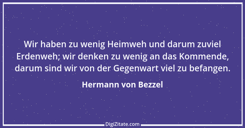 Zitat von Hermann von Bezzel 12