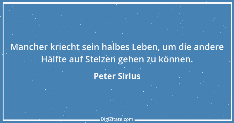 Zitat von Peter Sirius 475