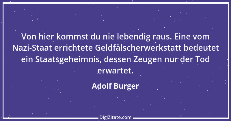 Zitat von Adolf Burger 2