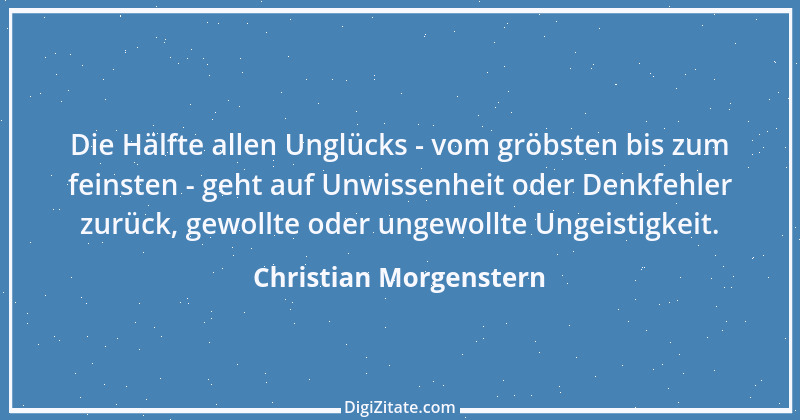 Zitat von Christian Morgenstern 284