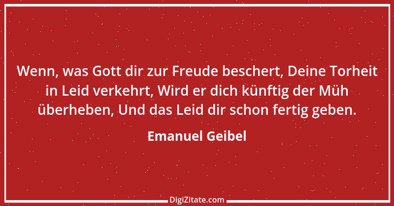 Zitat von Emanuel Geibel 118