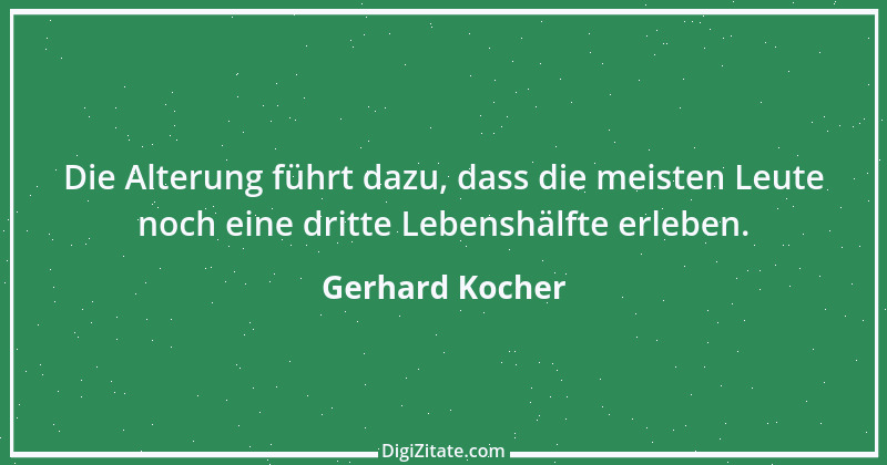 Zitat von Gerhard Kocher 270