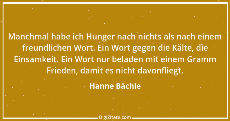 Zitat von Hanne Bächle 1