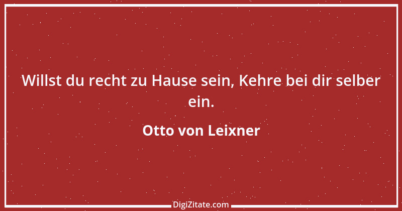 Zitat von Otto von Leixner 60