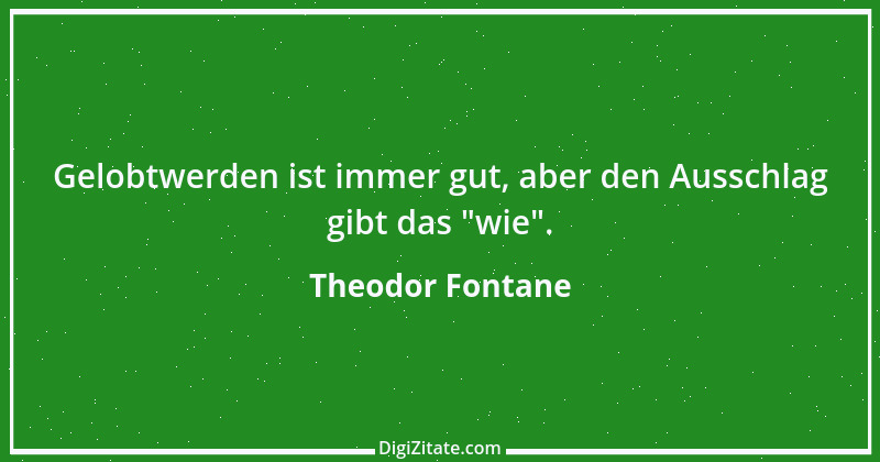 Zitat von Theodor Fontane 23