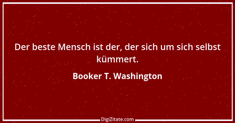 Zitat von Booker T. Washington 2