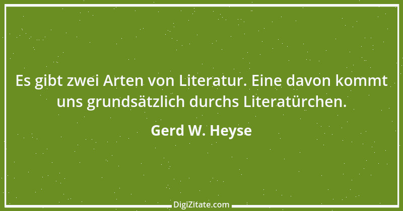 Zitat von Gerd W. Heyse 184