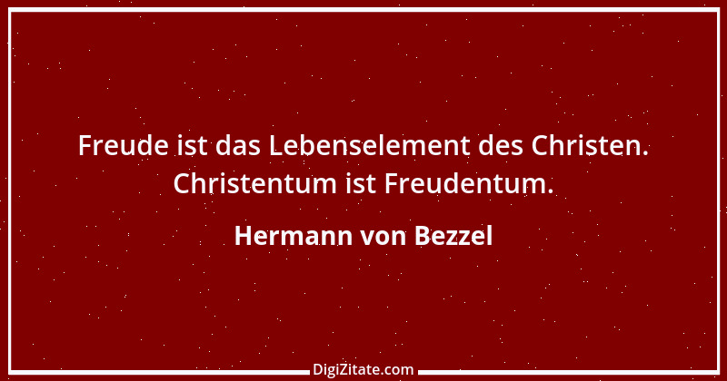 Zitat von Hermann von Bezzel 13