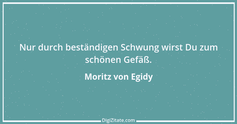 Zitat von Moritz von Egidy 7