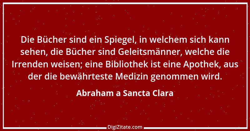 Zitat von Abraham a Sancta Clara 29