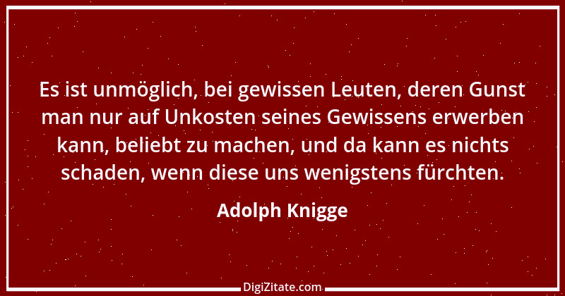 Zitat von Adolph Knigge 135