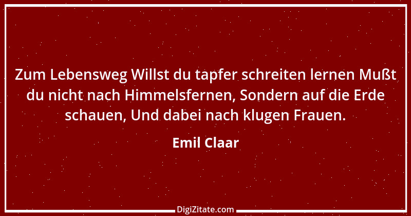 Zitat von Emil Claar 10