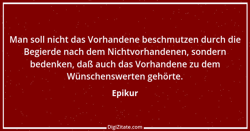 Zitat von Epikur 25