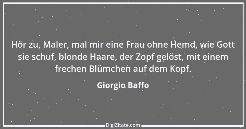 Zitat von Giorgio Baffo 6