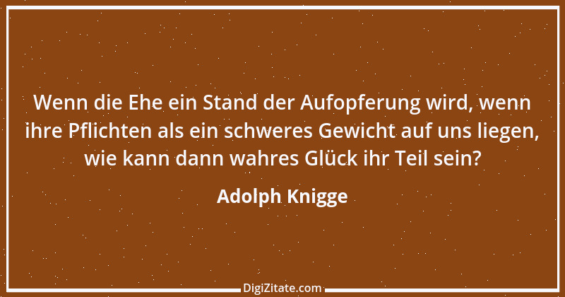 Zitat von Adolph Knigge 137