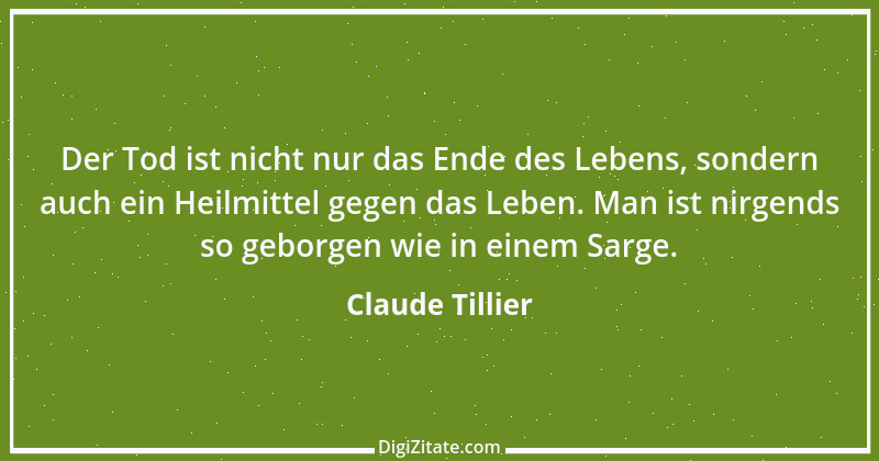 Zitat von Claude Tillier 5