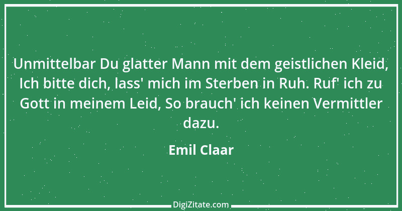 Zitat von Emil Claar 12