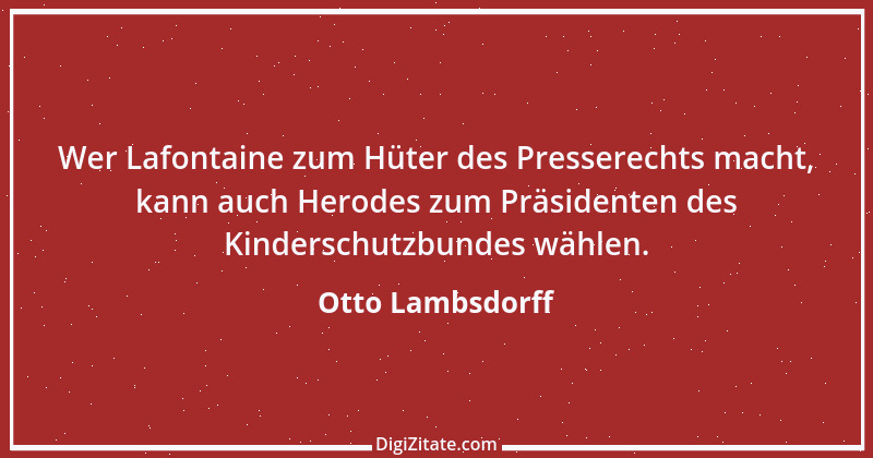 Zitat von Otto Lambsdorff 38