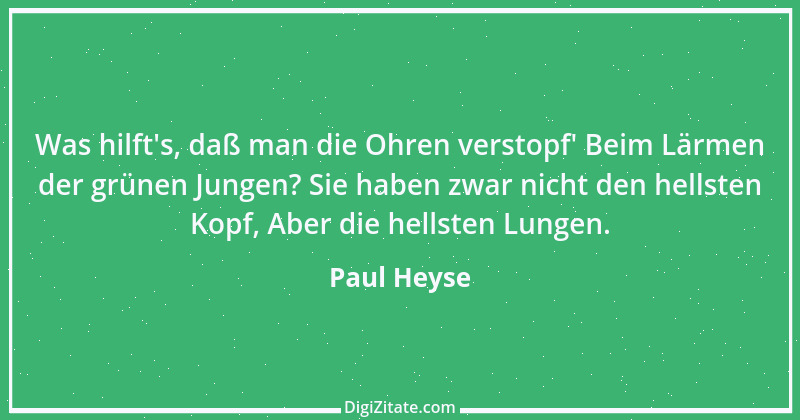 Zitat von Paul Heyse 168