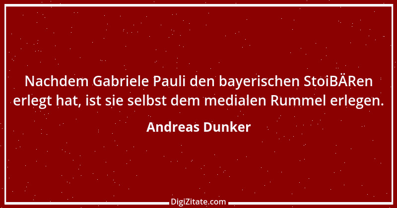 Zitat von Andreas Dunker 108