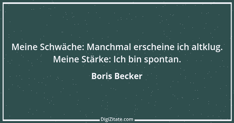 Zitat von Boris Becker 1