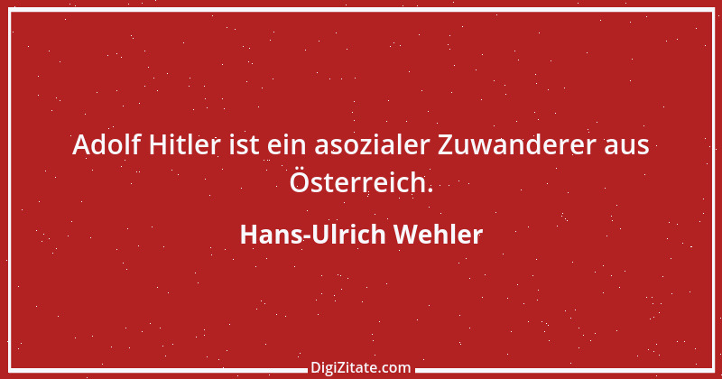 Zitat von Hans-Ulrich Wehler 5