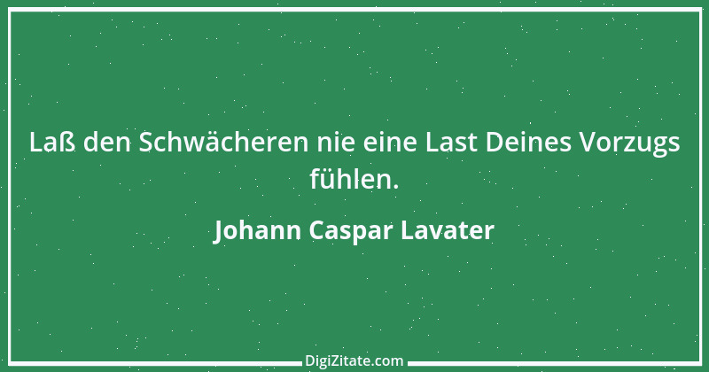 Zitat von Johann Caspar Lavater 51