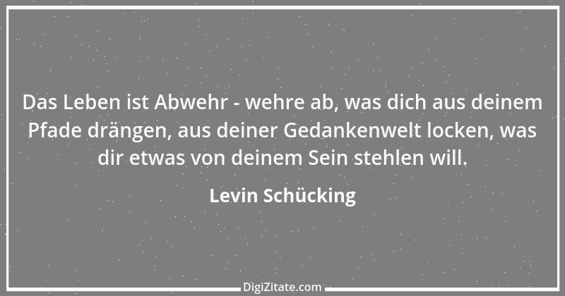 Zitat von Levin Schücking 1