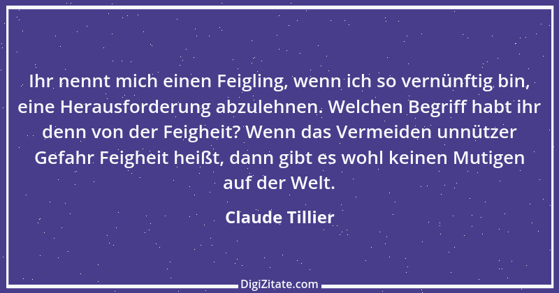 Zitat von Claude Tillier 7