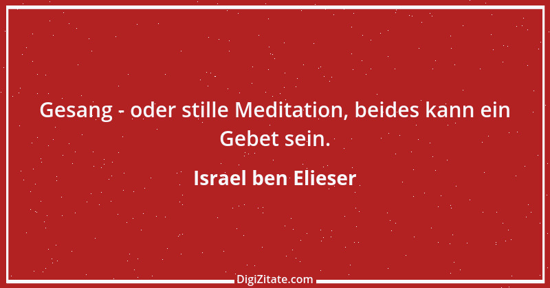 Zitat von Israel ben Elieser 2