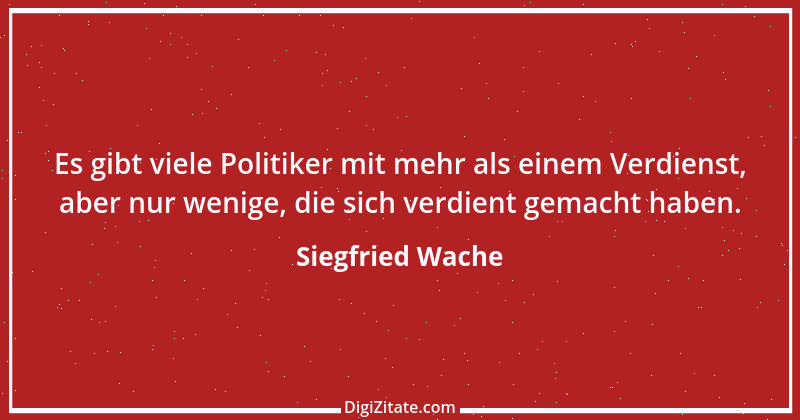 Zitat von Siegfried Wache 1