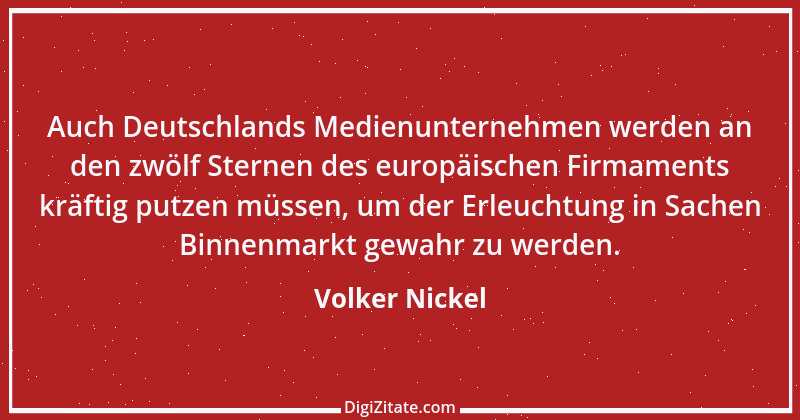 Zitat von Volker Nickel 1