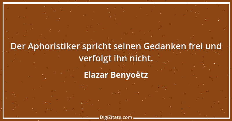 Zitat von Elazar Benyoëtz 36