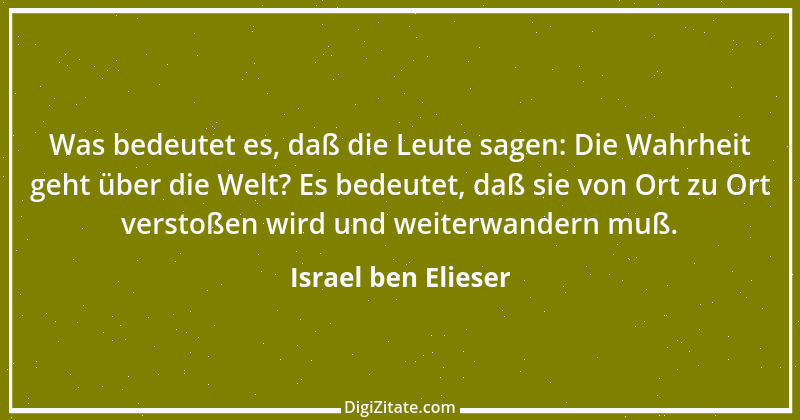 Zitat von Israel ben Elieser 3