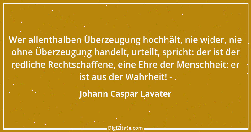 Zitat von Johann Caspar Lavater 53