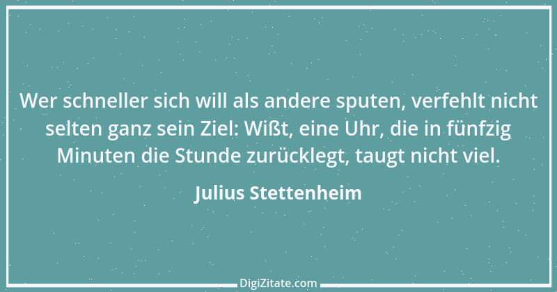 Zitat von Julius Stettenheim 1