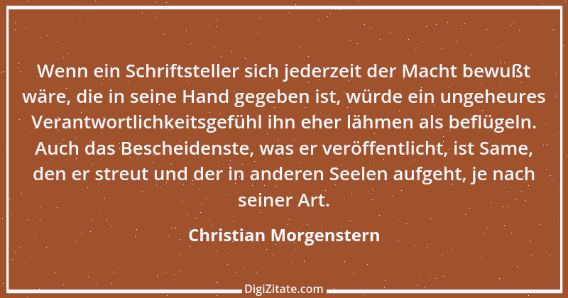 Zitat von Christian Morgenstern 607