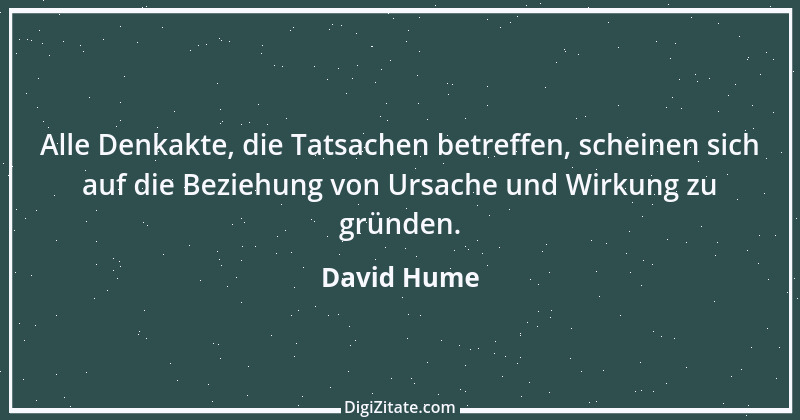 Zitat von David Hume 25